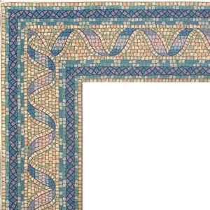 Blue Mosaic Tapestry