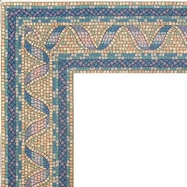 Blue Mosaic Tapestry