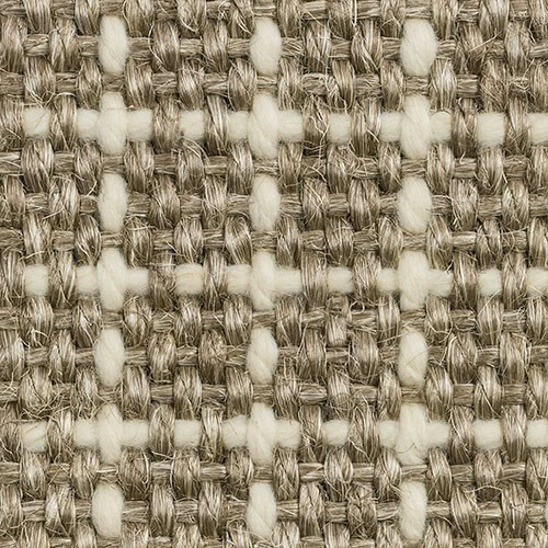 Trellis Argento (Wool & Sisal Mix)