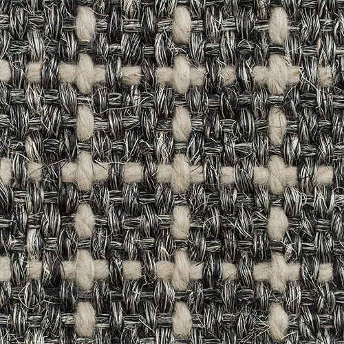Trellis Nero (Wool & Sisal Mix)